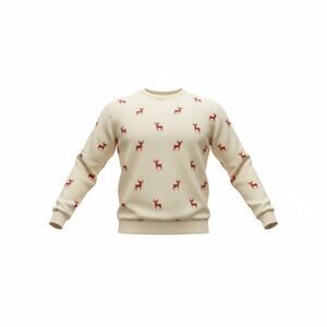 Denim & Flower Ricky Singh Deer Print sweatshirt size L